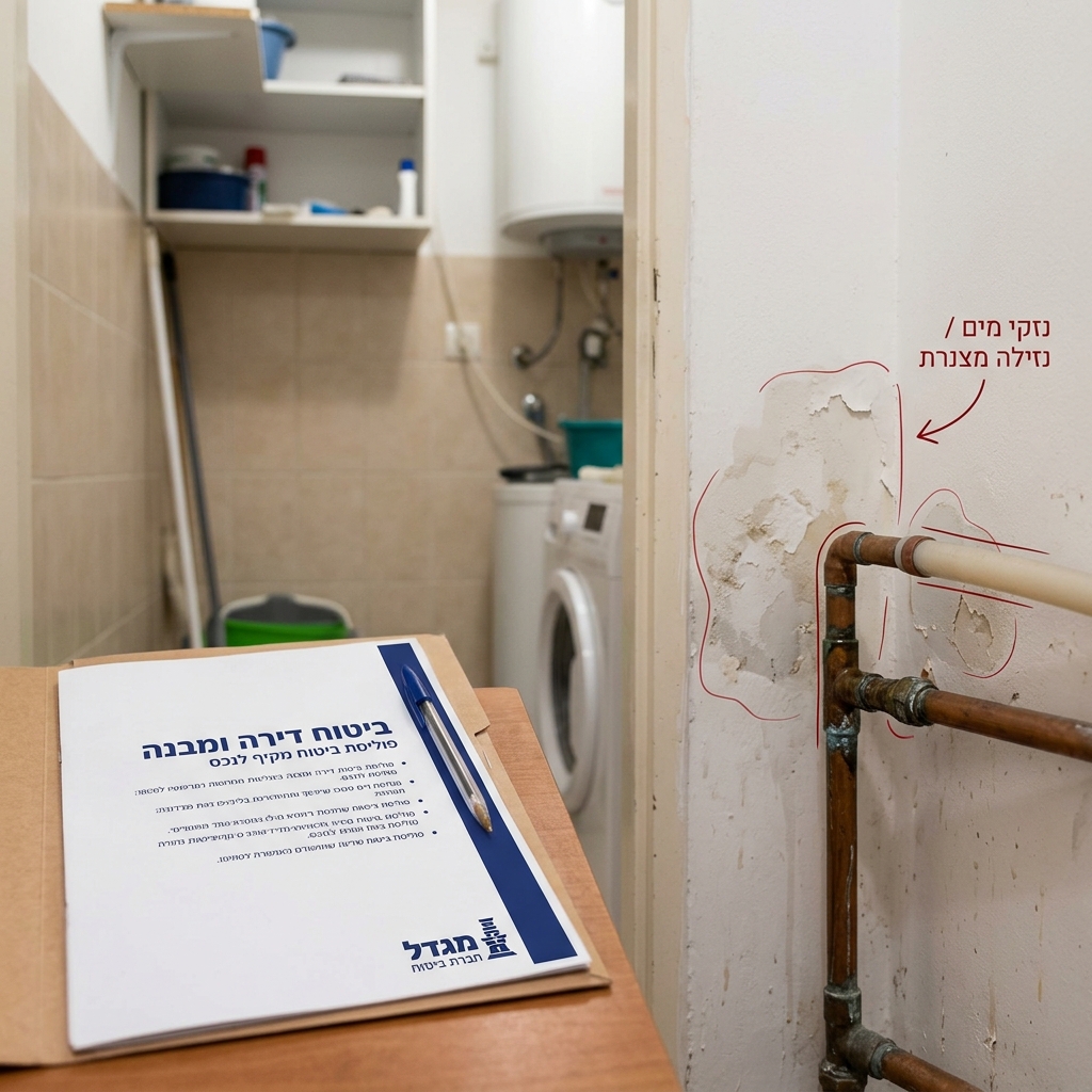 ביטוח משכנתא נזקי צנרת - מתי הביטוח מכסה נזילות ומה כולל כיסוי צנרת סמויה - תום פישר